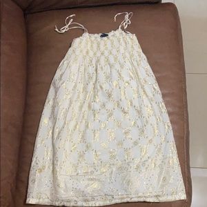 Girls gab kids white flowy dress